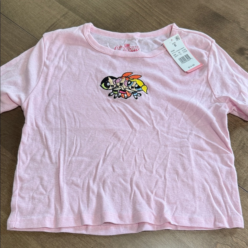 Powerpuff Pink short sleeve Tee